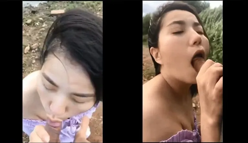 Con ghệ bj cho em gái bên bờ sông